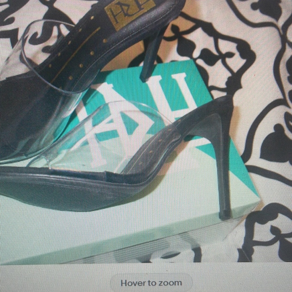 FRH Mandy high heels clear size 9 new without box